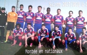 2017-2018 : Équipe U17 du MGFC, montée en National
