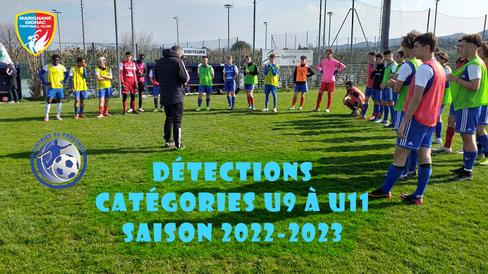 Détections U9 à U11 - saison 2022-2023