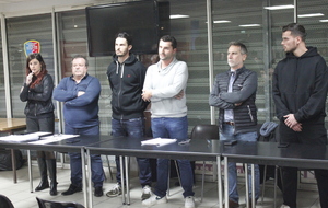 Le président à l'AG avant le passage devant la DNCG