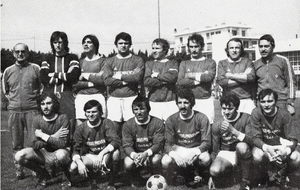 1972-1973 : Equipe de l'ASG arrivée en demi-finale de la Coupe de Provence contre l'OM.