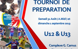 ANNULÉ Tournoi de Préparation U12/U13