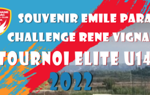 Tournoi Elite U14 - 4, 5 et 6 juin 2022