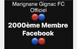 2000 membres sur Facebook