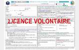 Licence volontaire