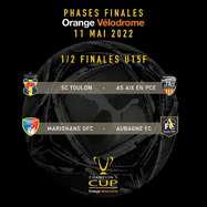 Champion's Cup 2022 - 12e Edition - Aujourd'hui nos U 15 féminines à l'Orange vélodrome pour défendre leur titre !!! 
